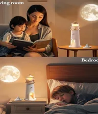 Veilleuse projecteur lune pour enfants