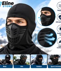 Cagoule Masque Moto – Protection Anti-Poussière & Respirante